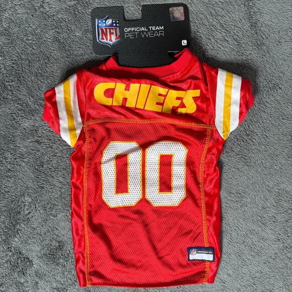 NFL Other - Kansas City Chiefs Dog Puppy Jersey Shirt NWT NFL Swift Size Large #00